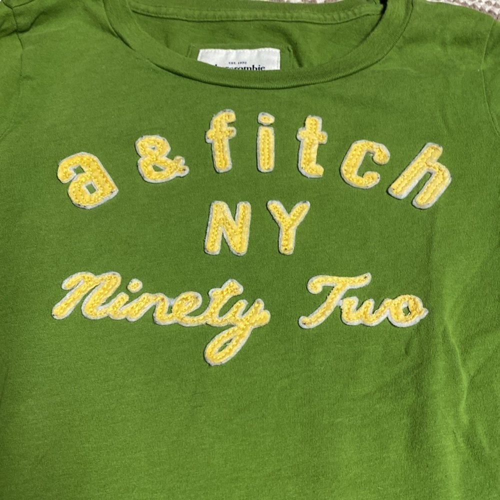 Abercrombie kids girl long sleeve small green - Picture 3 of 6